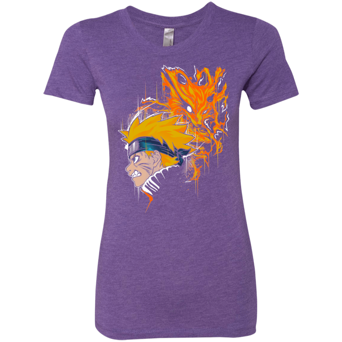 T-Shirts Purple Rush / S Demon Fox Women's Triblend T-Shirt