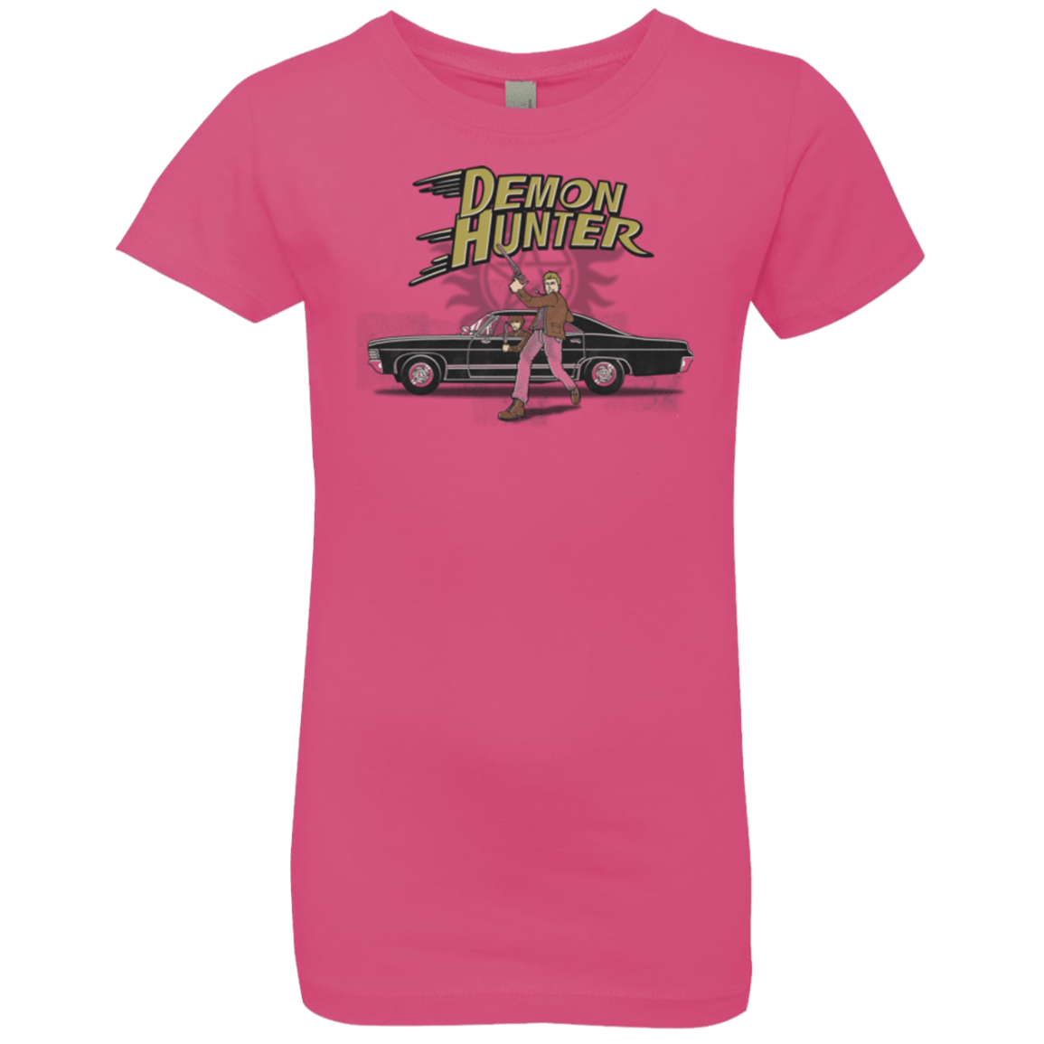 T-Shirts Hot Pink / YXS Demon Hunter Girls Premium T-Shirt
