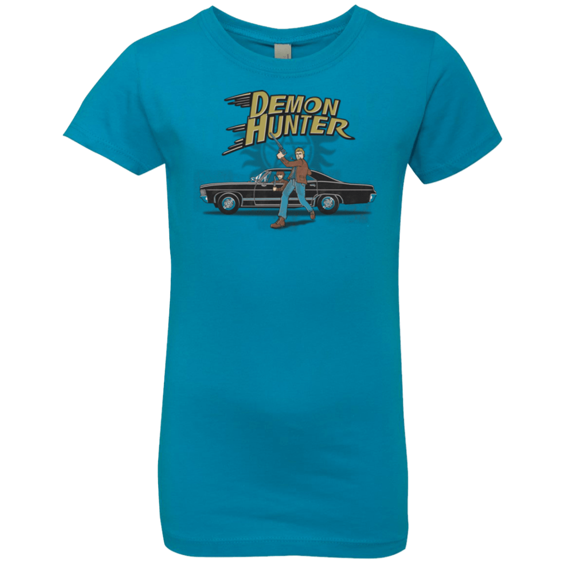 T-Shirts Turquoise / YXS Demon Hunter Girls Premium T-Shirt