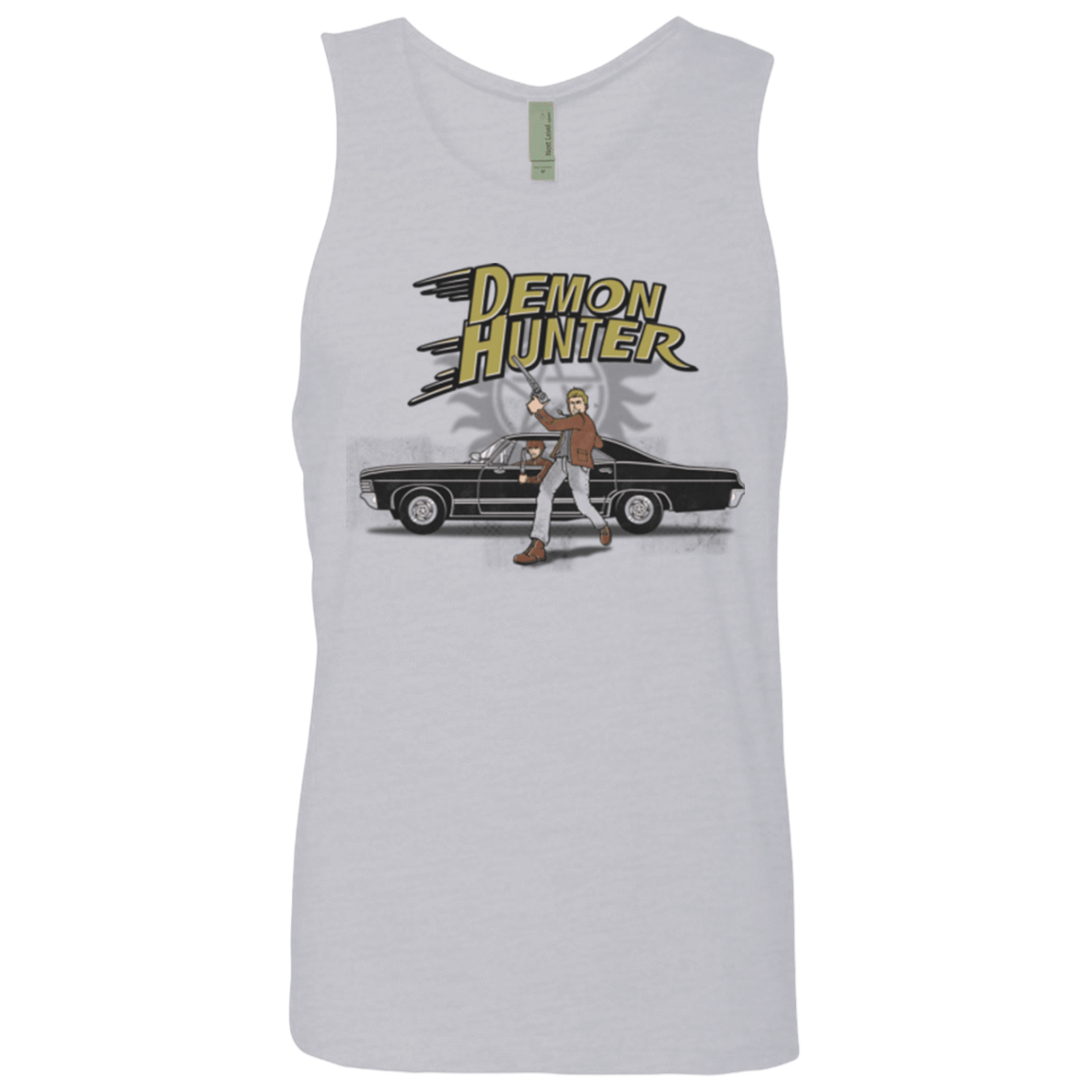 T-Shirts Heather Grey / Small Demon Hunter Men's Premium Tank Top