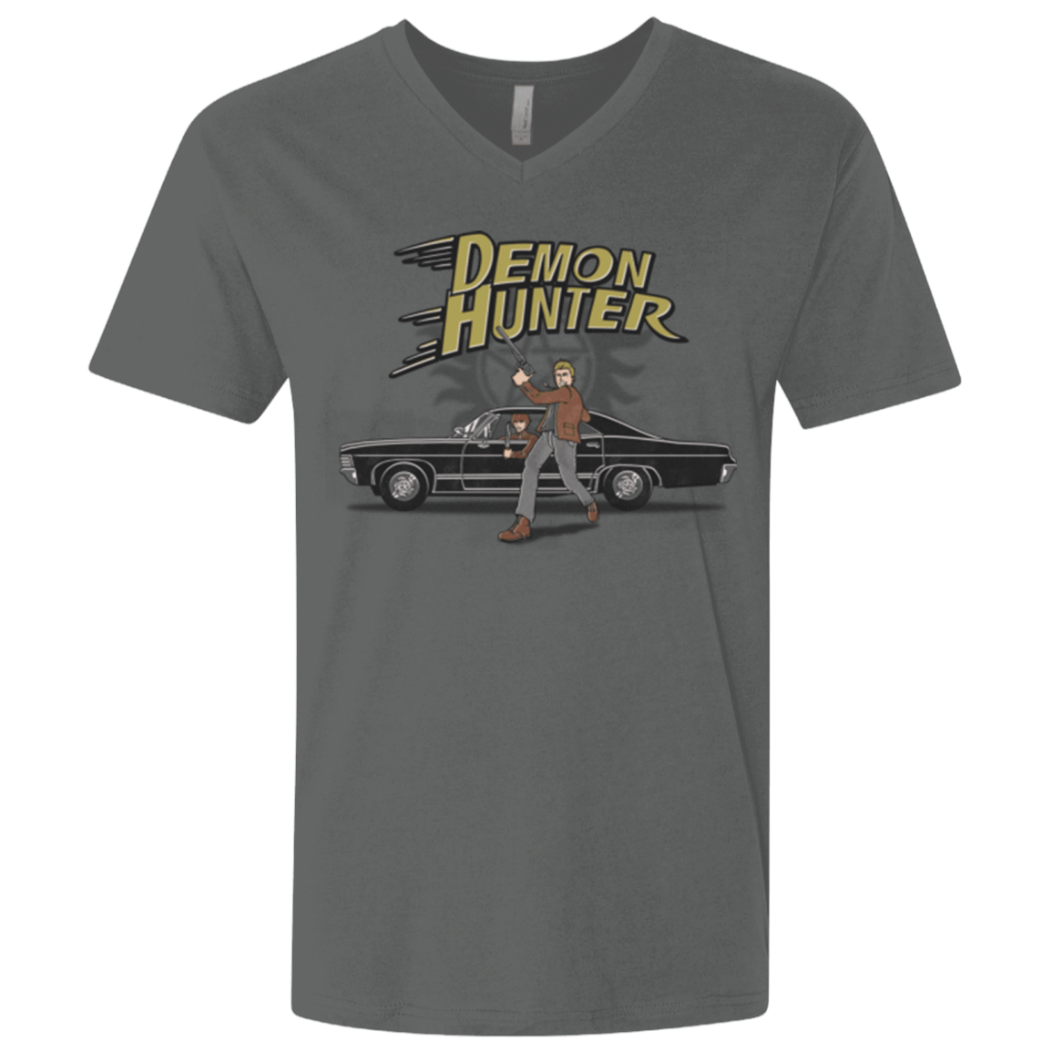 T-Shirts Heavy Metal / X-Small Demon Hunter Men's Premium V-Neck