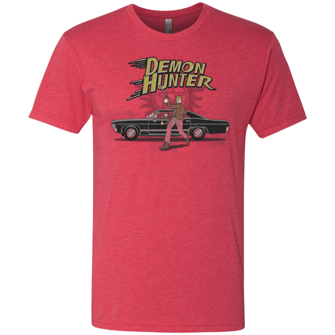 T-Shirts Vintage Red / Small Demon Hunter Men's Triblend T-Shirt