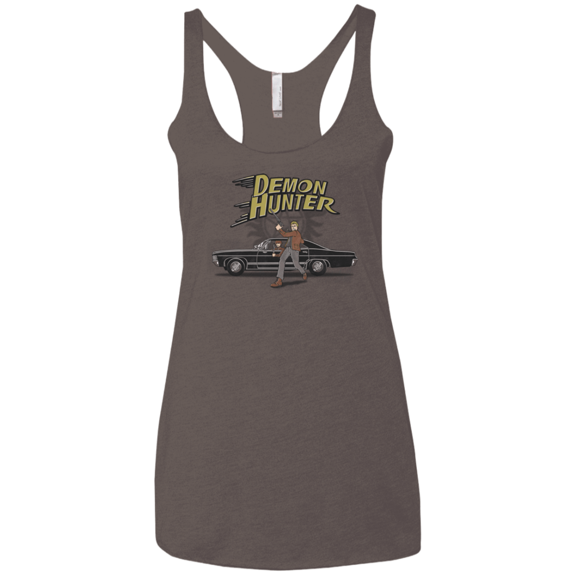 T-Shirts Macchiato / X-Small Demon Hunter Women's Triblend Racerback Tank