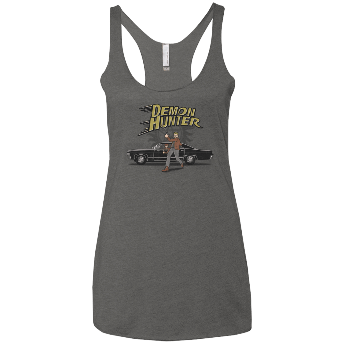 T-Shirts Premium Heather / X-Small Demon Hunter Women's Triblend Racerback Tank
