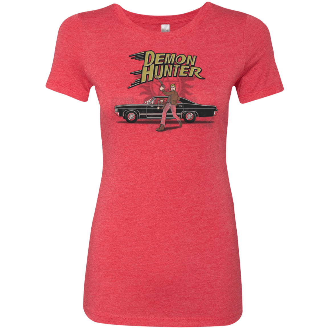 T-Shirts Vintage Red / Small Demon Hunter Women's Triblend T-Shirt