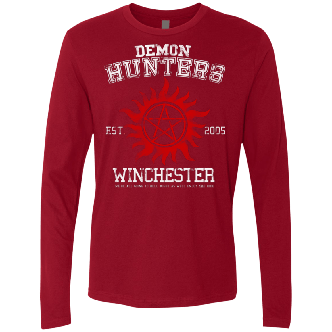 T-Shirts Cardinal / Small Demon Hunters Men's Premium Long Sleeve