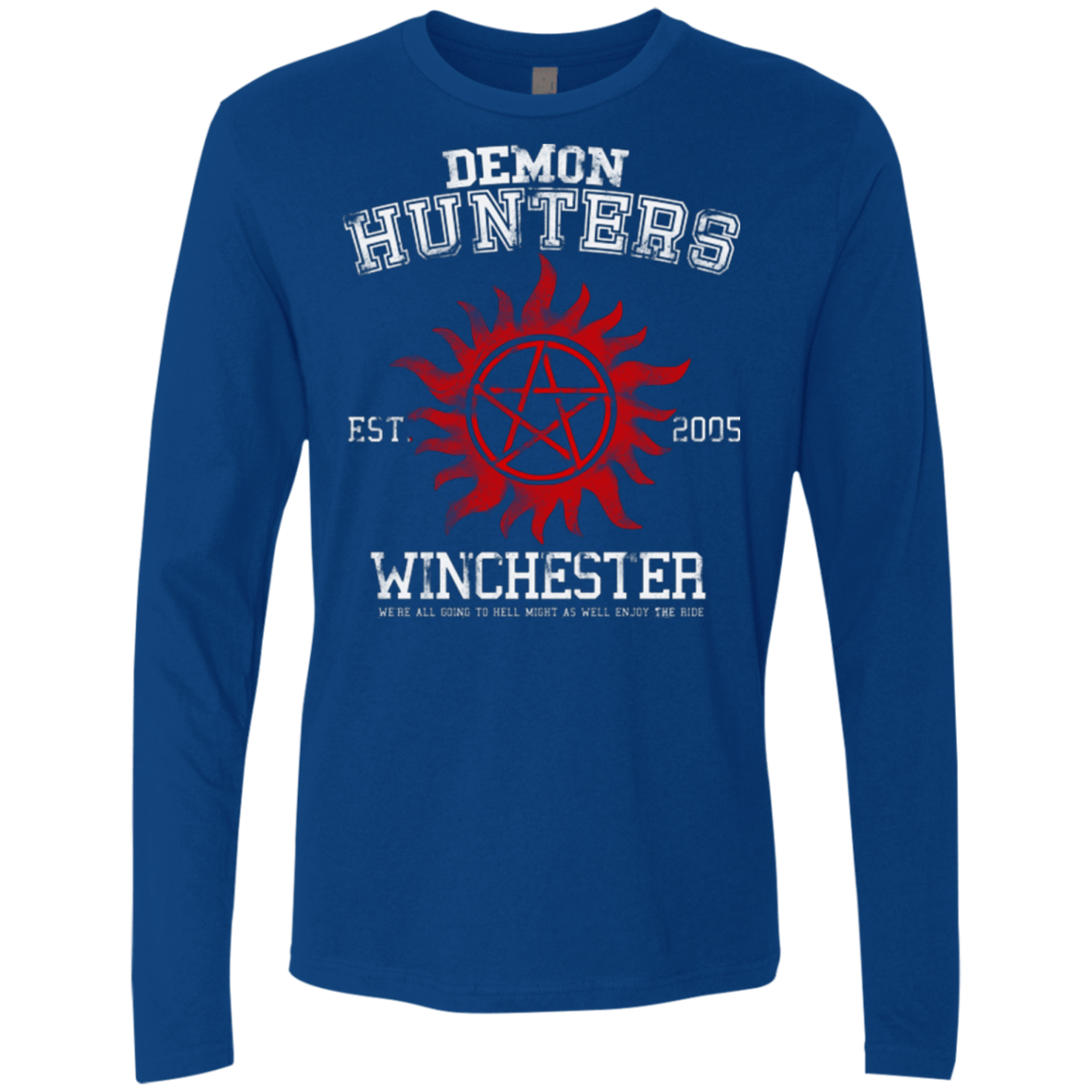 T-Shirts Royal / Small Demon Hunters Men's Premium Long Sleeve