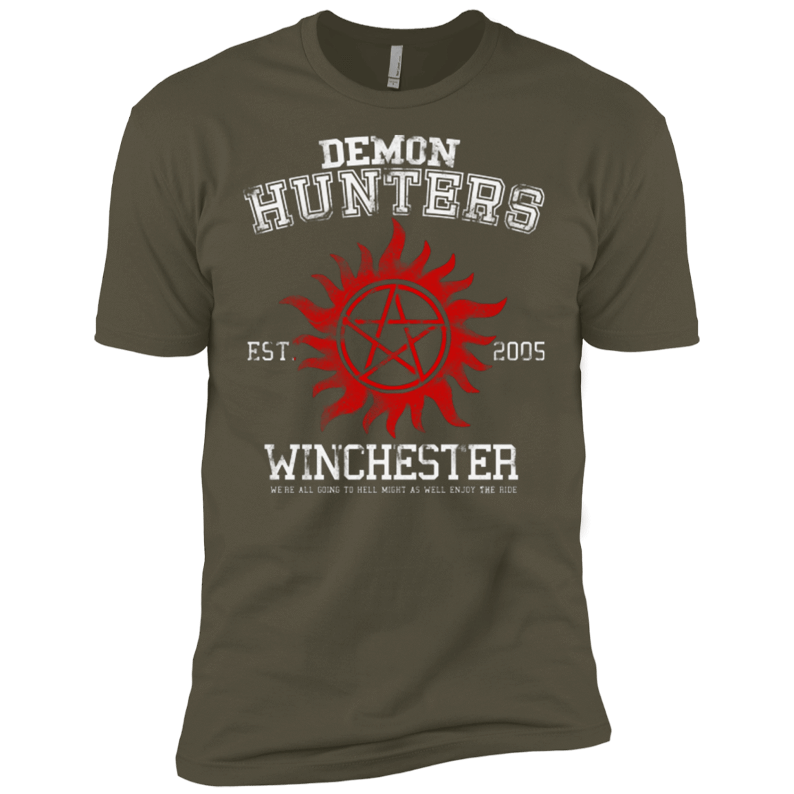 T-Shirts Military Green / X-Small Demon Hunters Men's Premium T-Shirt