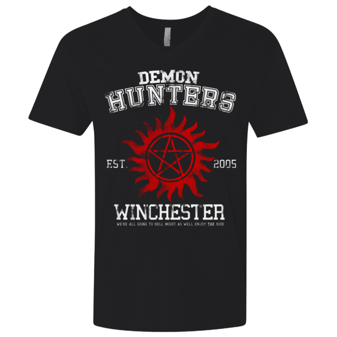 T-Shirts Black / X-Small Demon Hunters Men's Premium V-Neck
