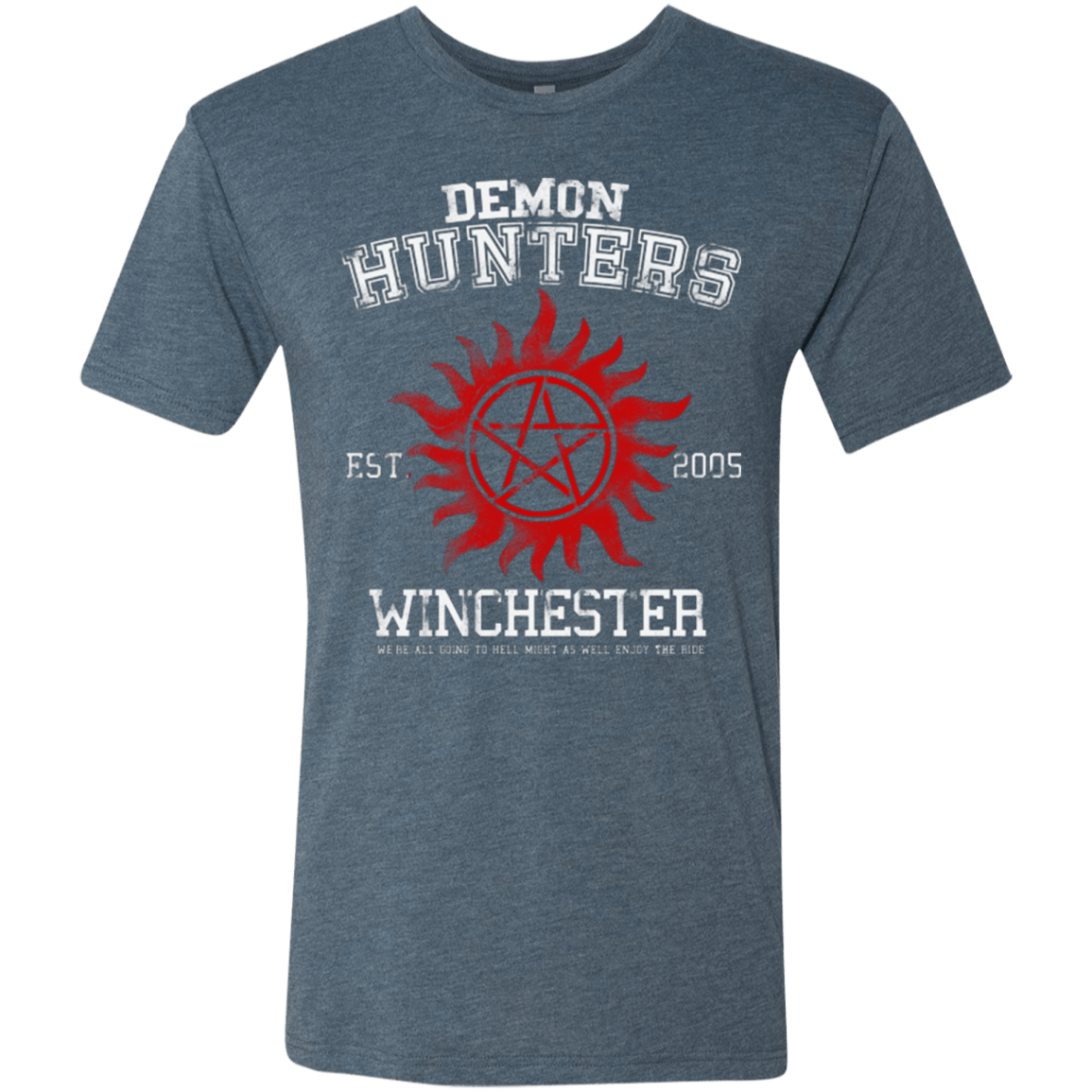 T-Shirts Indigo / Small Demon Hunters Men's Triblend T-Shirt
