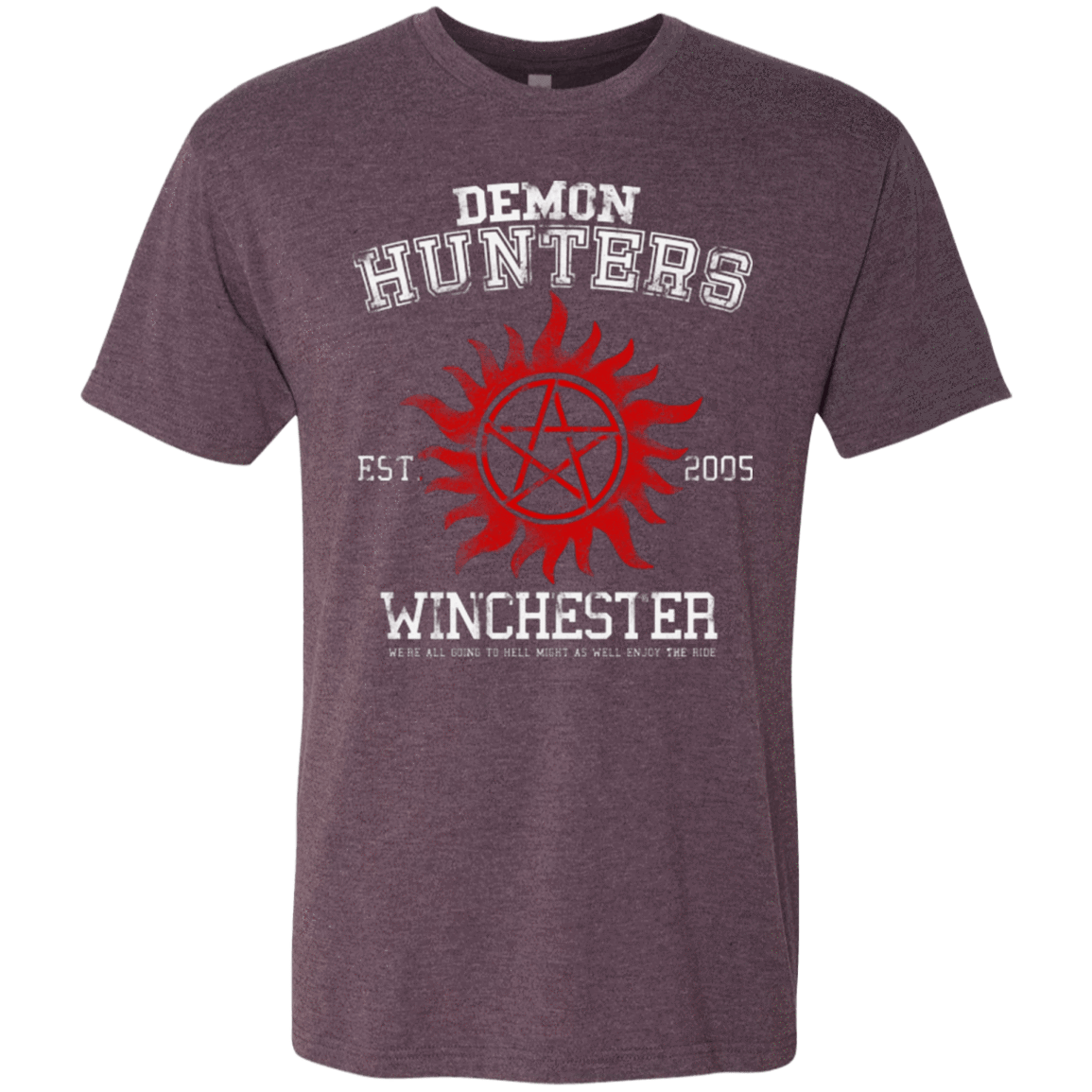 T-Shirts Vintage Purple / Small Demon Hunters Men's Triblend T-Shirt
