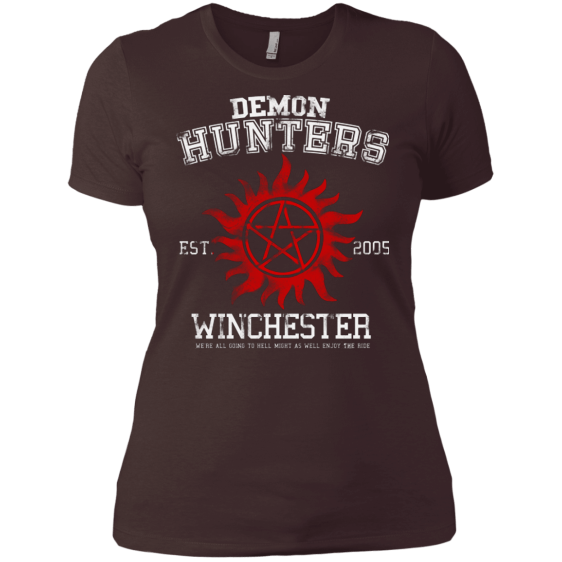 T-Shirts Dark Chocolate / X-Small Demon Hunters Women's Premium T-Shirt