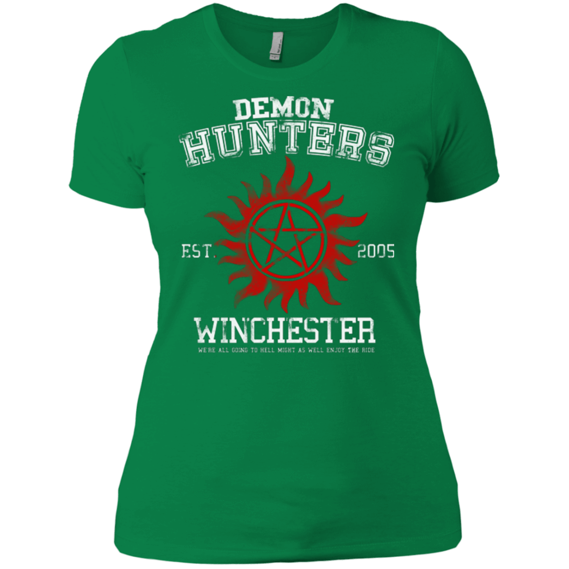 T-Shirts Kelly Green / X-Small Demon Hunters Women's Premium T-Shirt