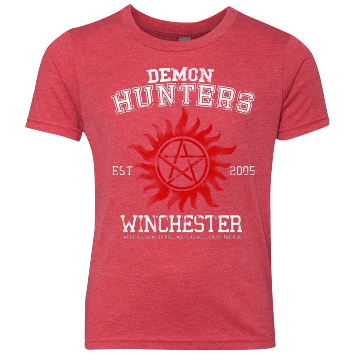 T-Shirts Vintage Red / YXS Demon Hunters Youth Triblend T-Shirt