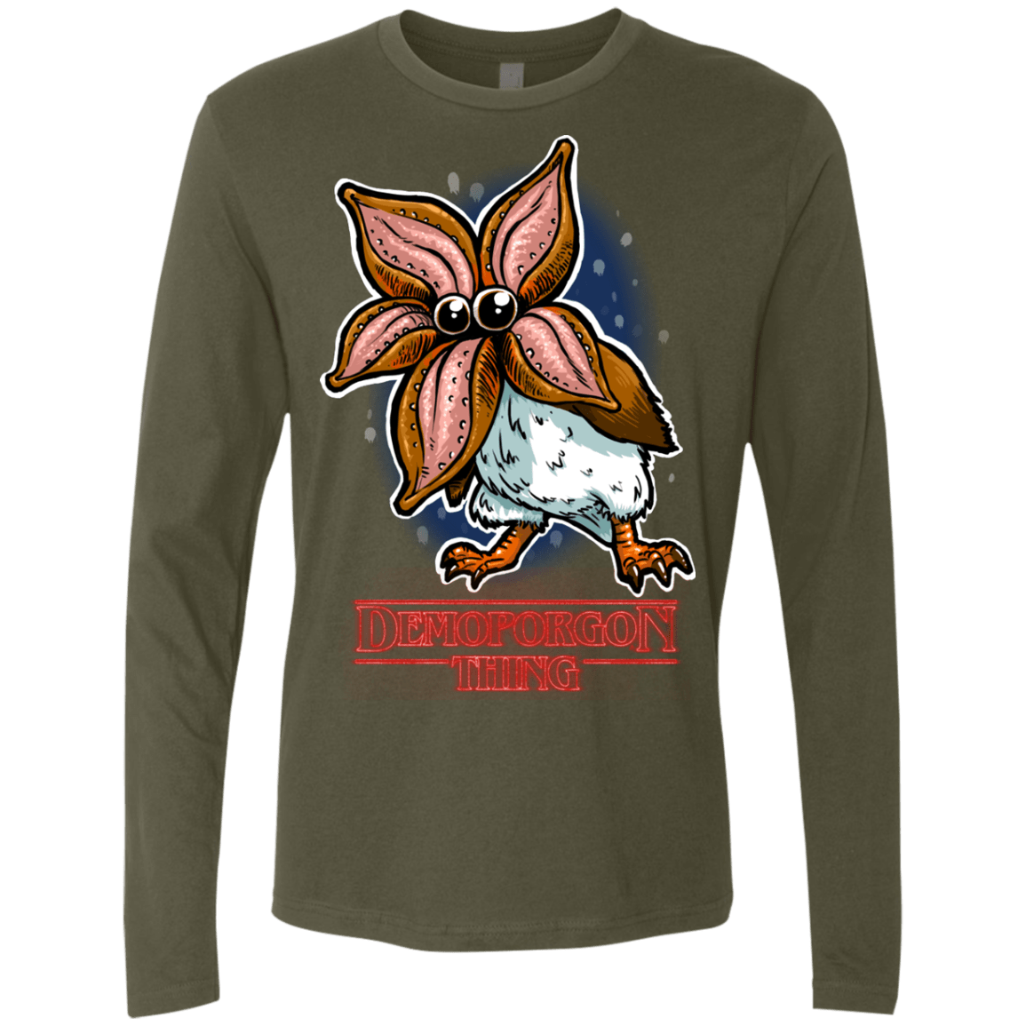T-Shirts Military Green / Small Demoporgon Men's Premium Long Sleeve