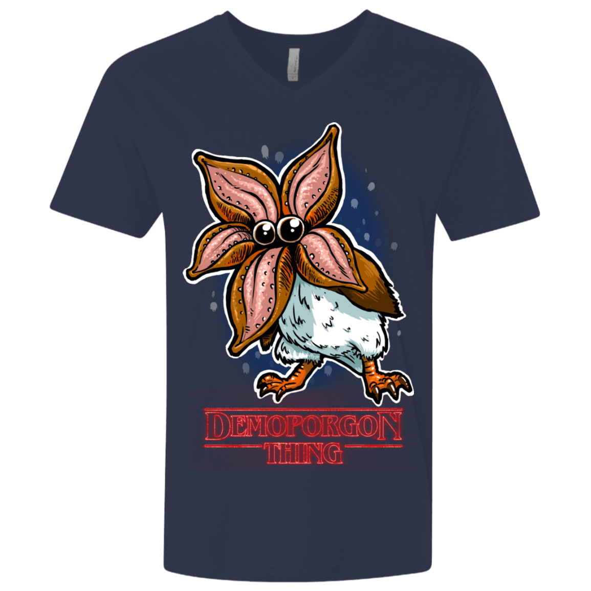 T-Shirts Midnight Navy / X-Small Demoporgon Men's Premium V-Neck