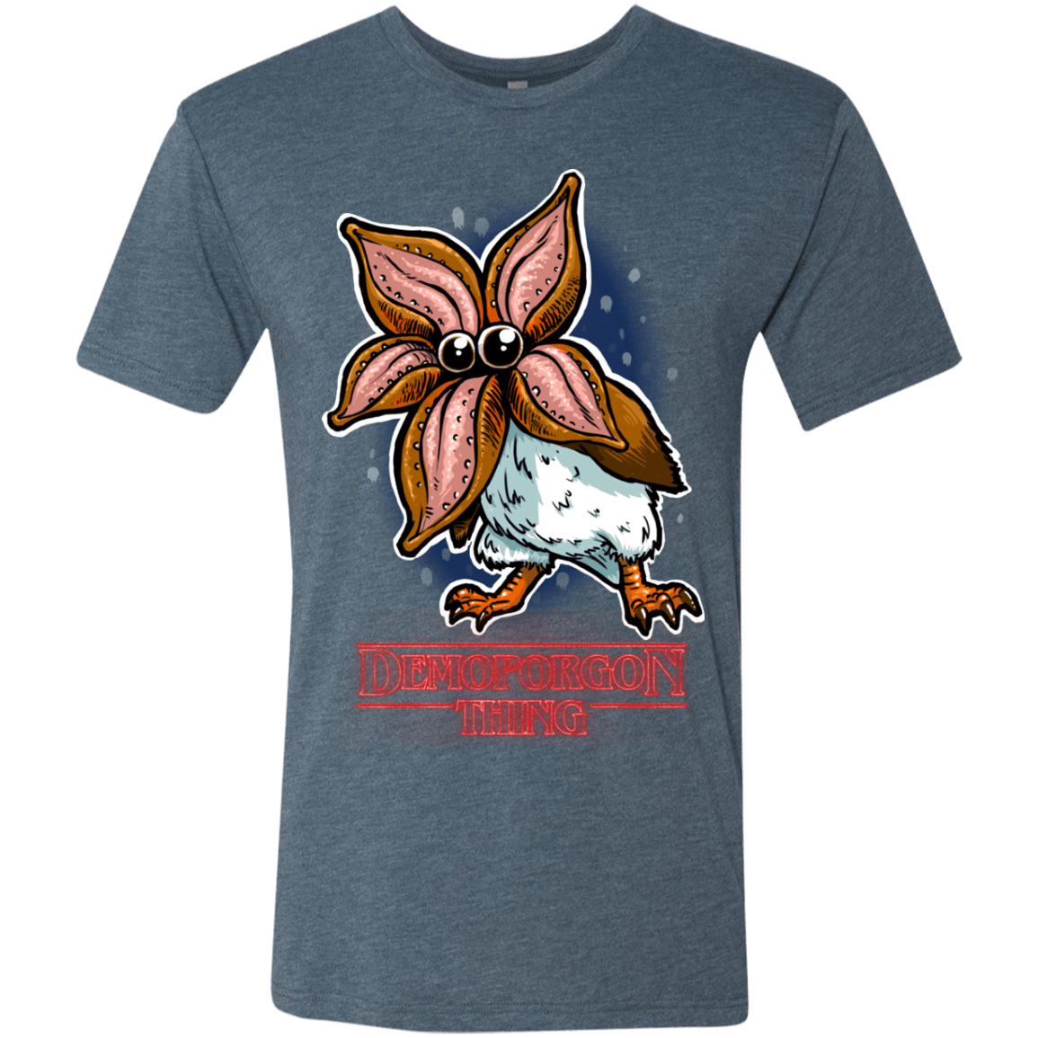 T-Shirts Indigo / Small Demoporgon Men's Triblend T-Shirt