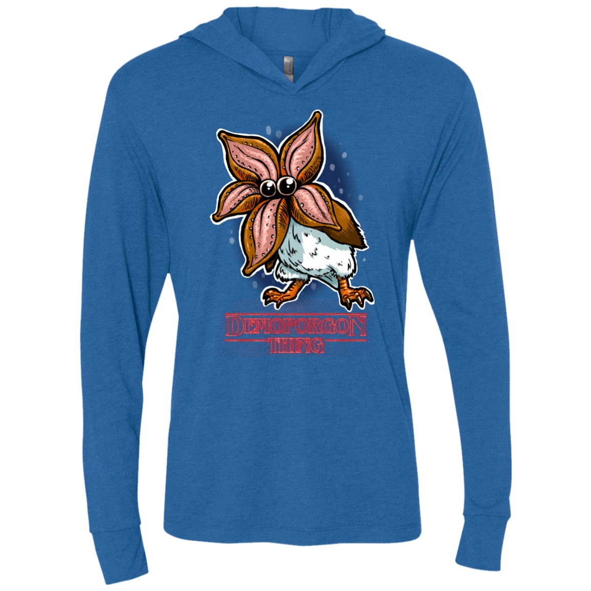 T-Shirts Vintage Royal / X-Small Demoporgon Triblend Long Sleeve Hoodie Tee