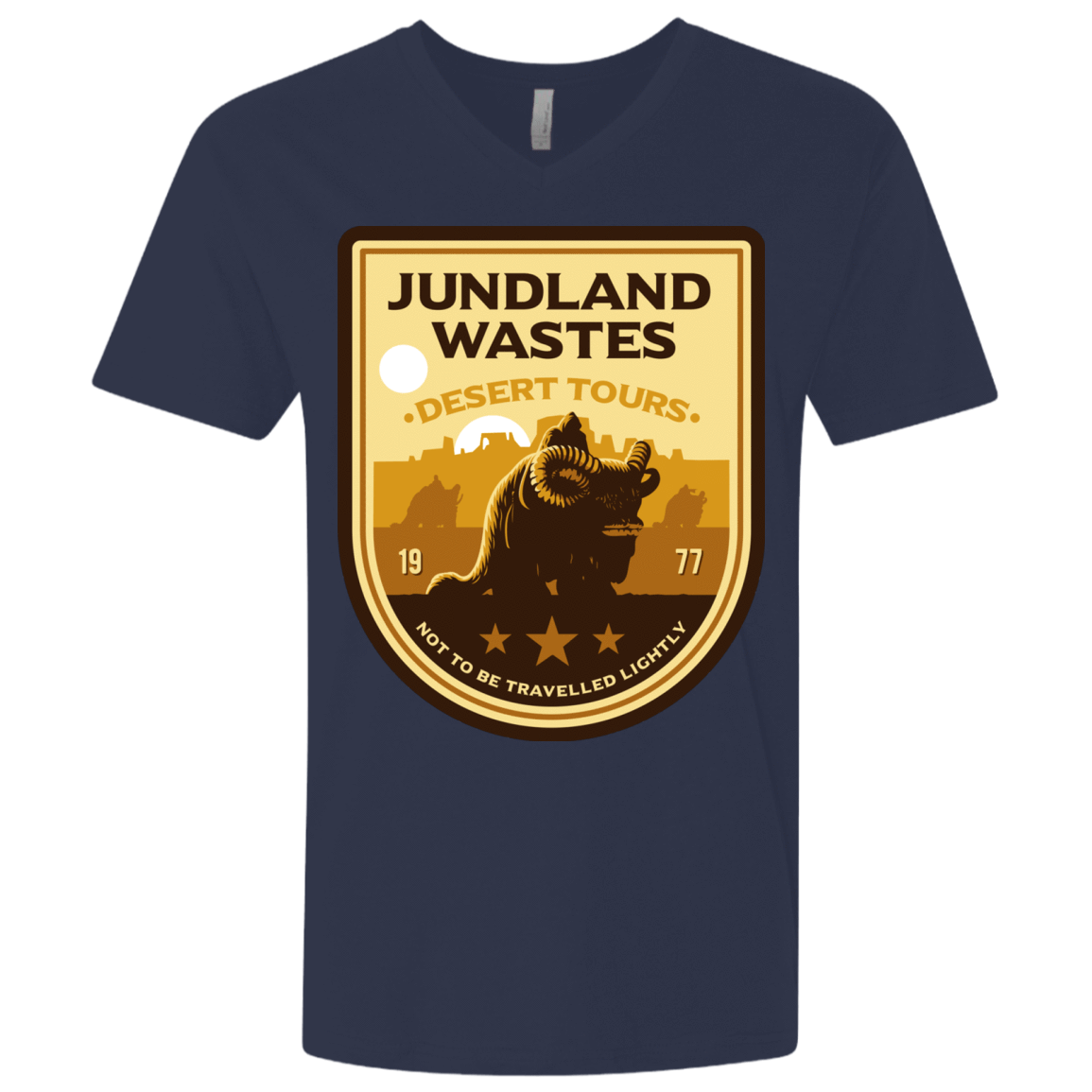 T-Shirts Midnight Navy / X-Small Desert Tours Men's Premium V-Neck