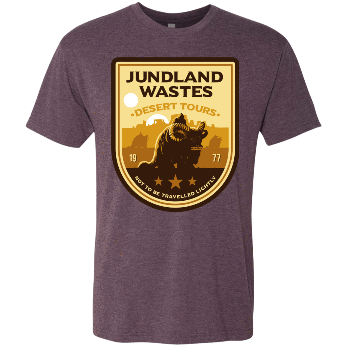 T-Shirts Vintage Purple / Small Desert Tours Men's Triblend T-Shirt