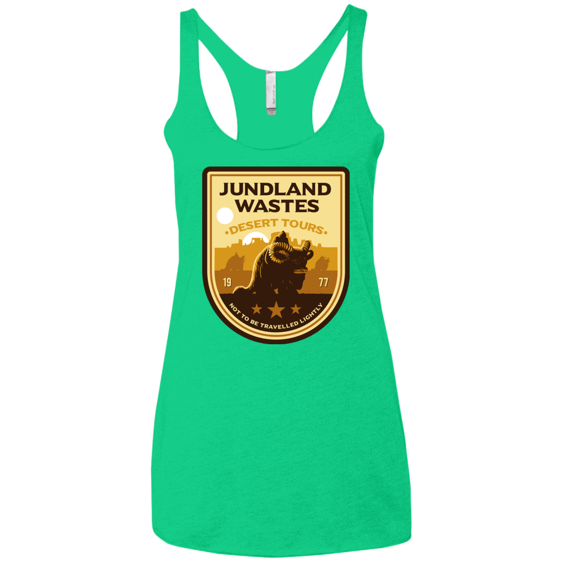 T-Shirts Envy / X-Small Desert Tours Women's Triblend Racerback Tank
