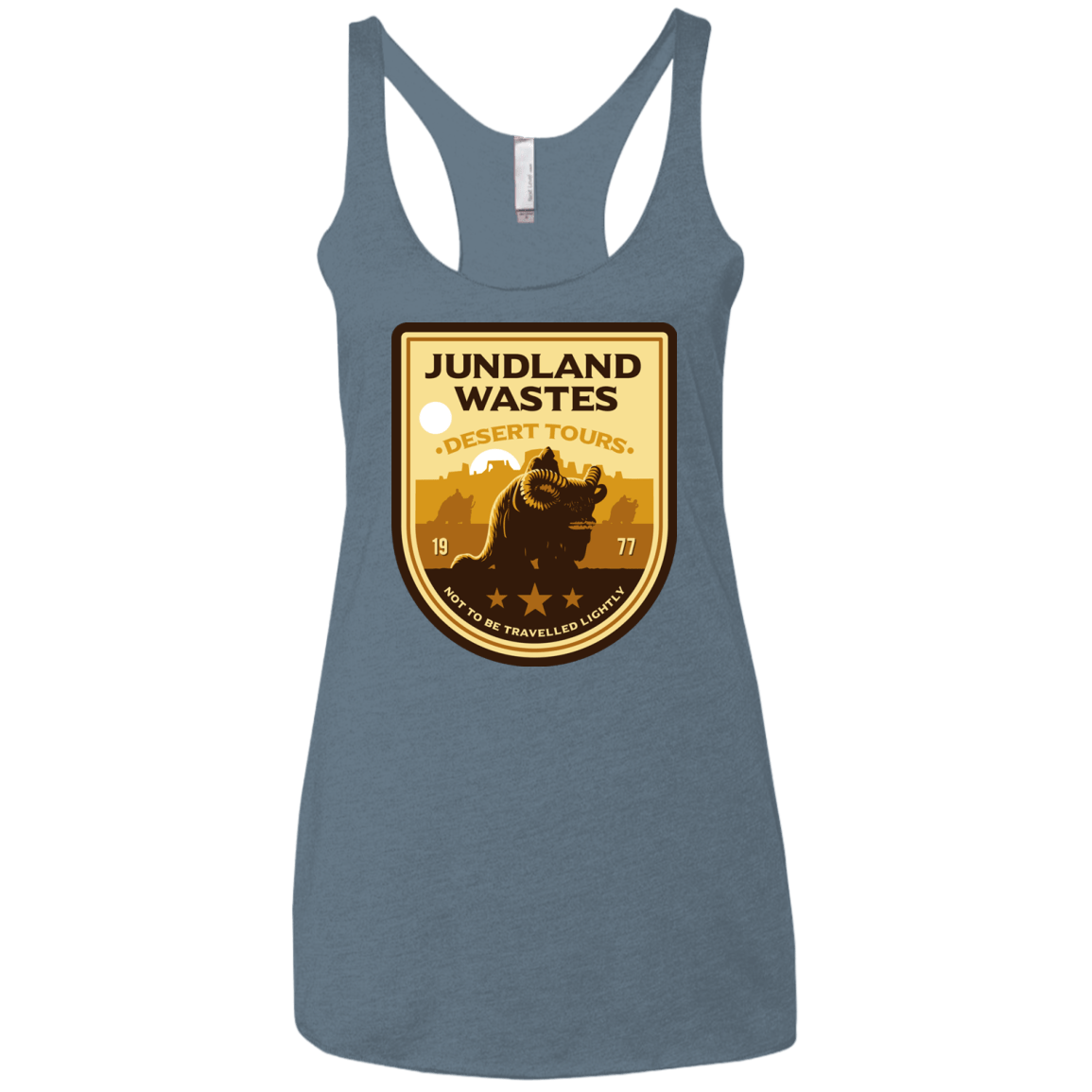 T-Shirts Indigo / X-Small Desert Tours Women's Triblend Racerback Tank