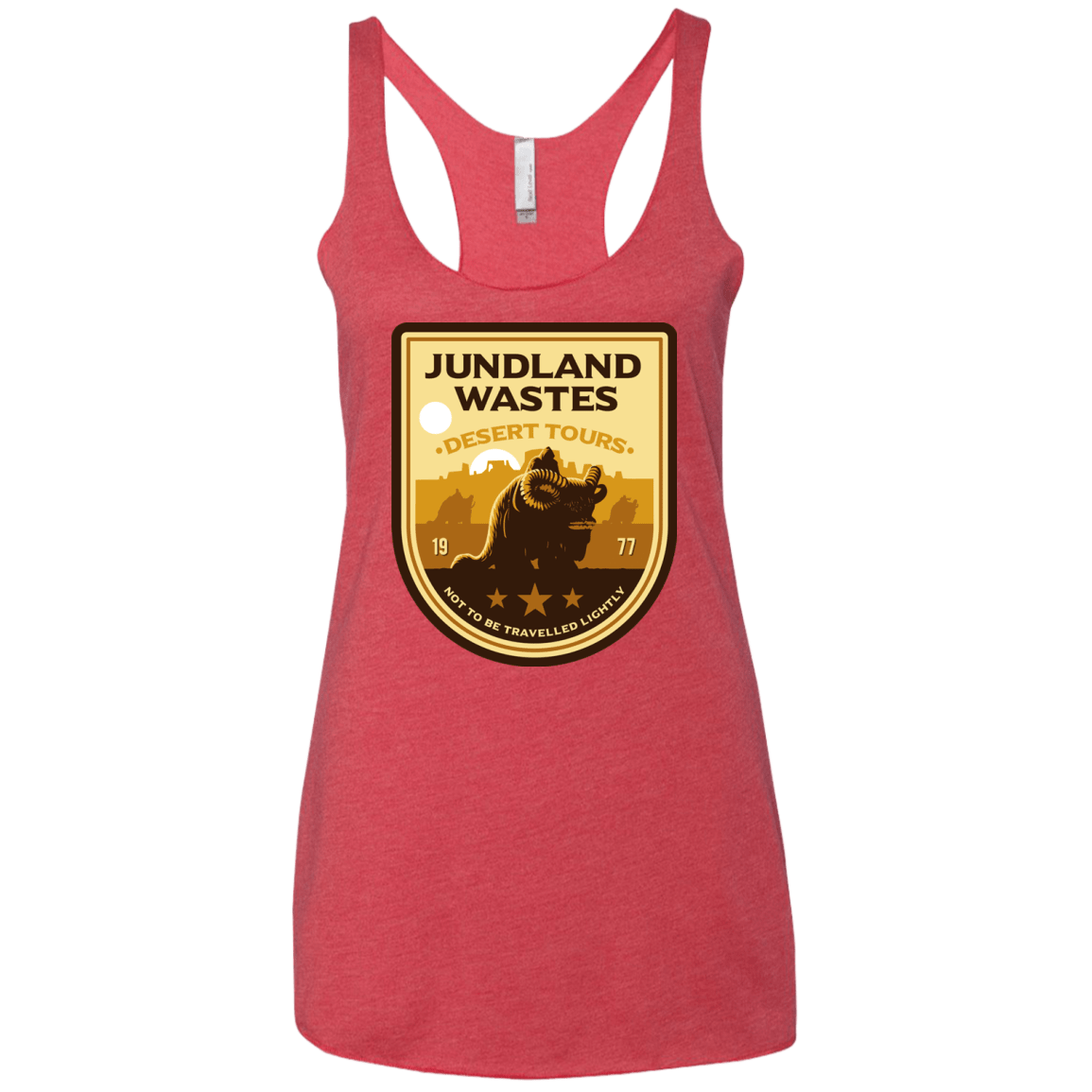 T-Shirts Vintage Red / X-Small Desert Tours Women's Triblend Racerback Tank