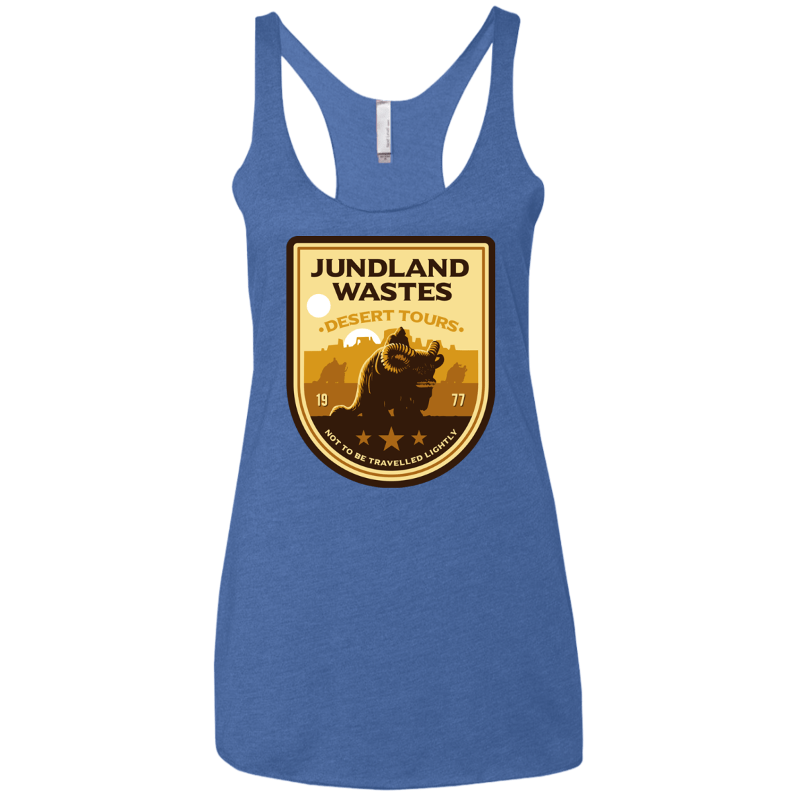 T-Shirts Vintage Royal / X-Small Desert Tours Women's Triblend Racerback Tank