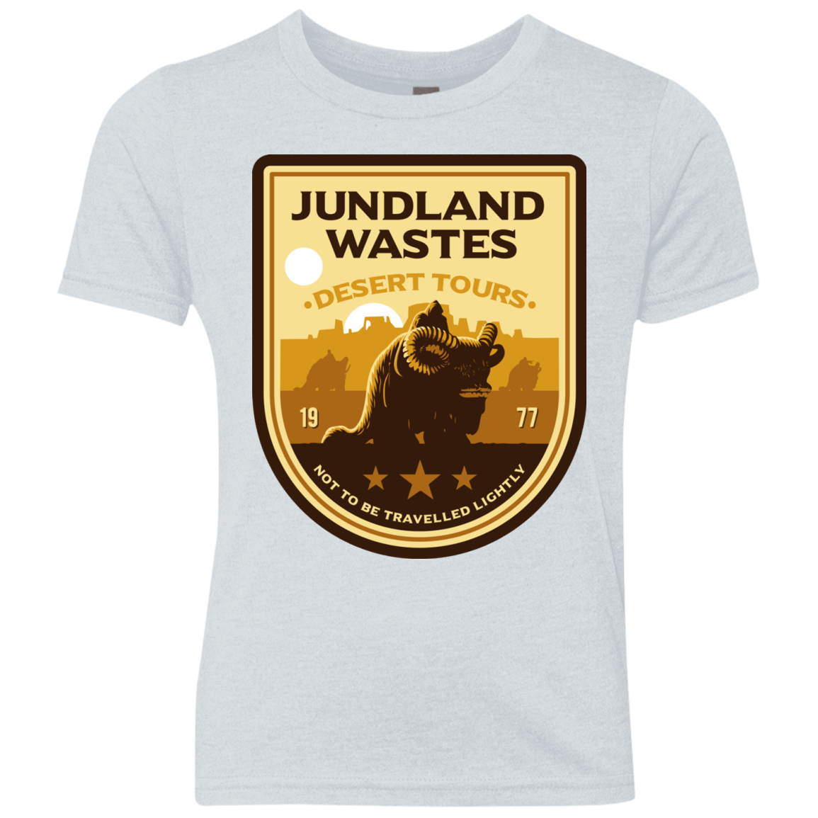 T-Shirts Heather White / YXS Desert Tours Youth Triblend T-Shirt