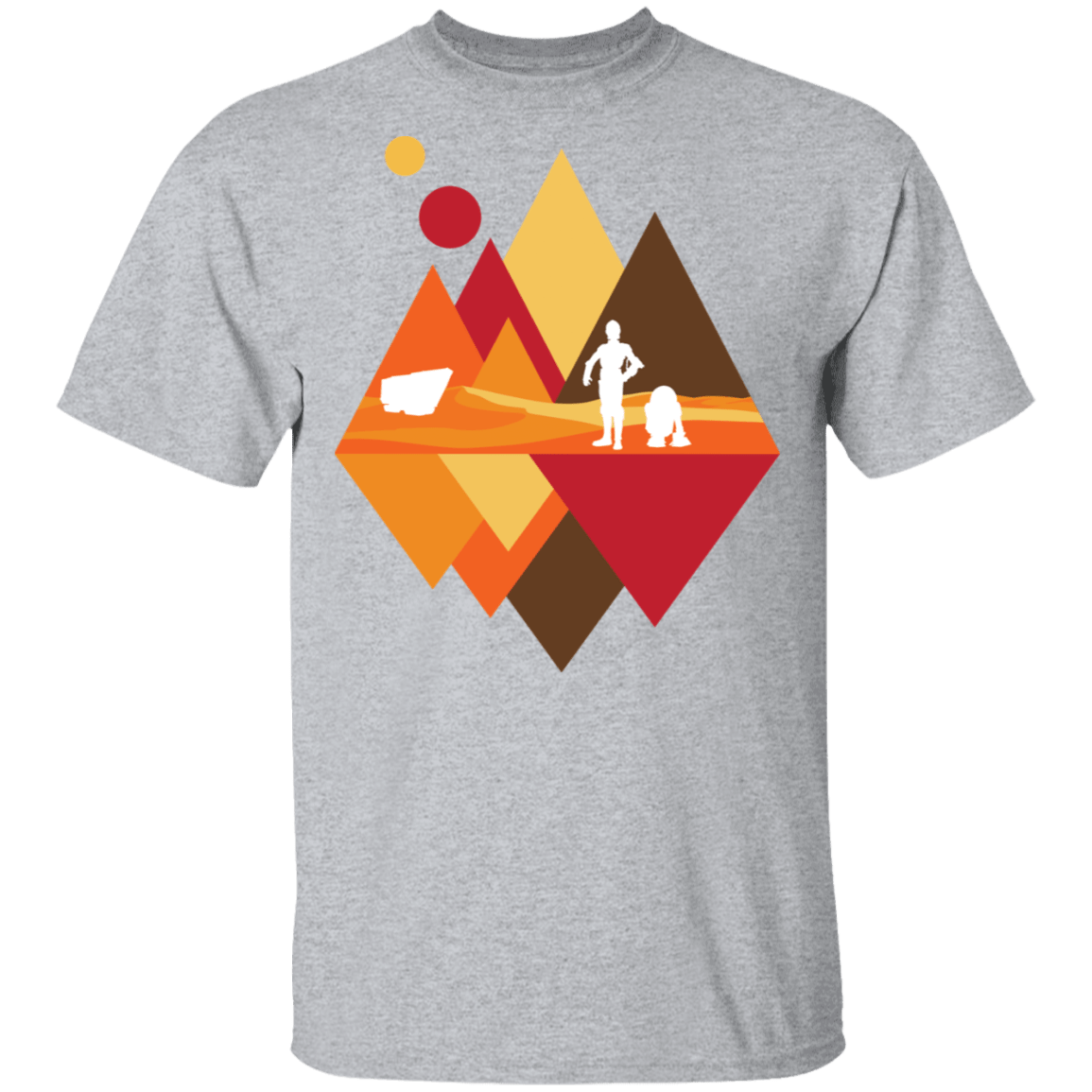 T-Shirts Sport Grey / S Desert View T-Shirt