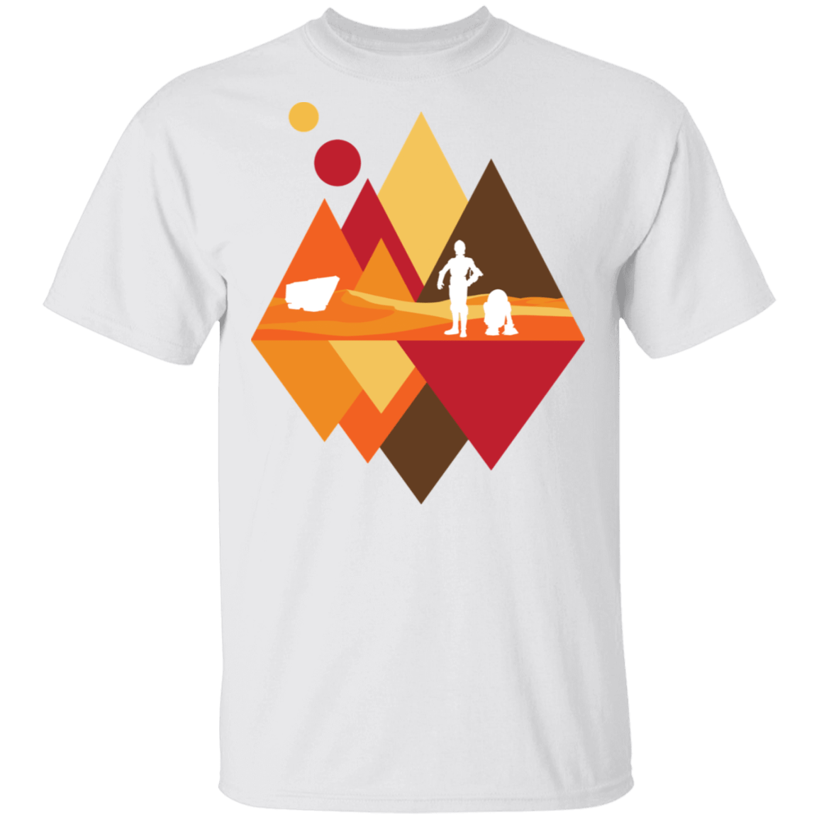 T-Shirts White / S Desert View T-Shirt