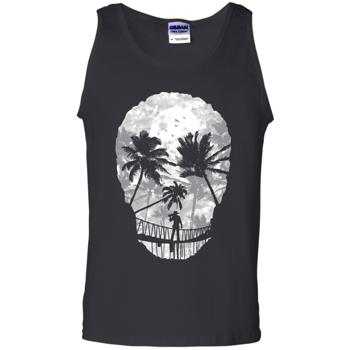 T-Shirts Black / S Desolate Death Men's Tank Top
