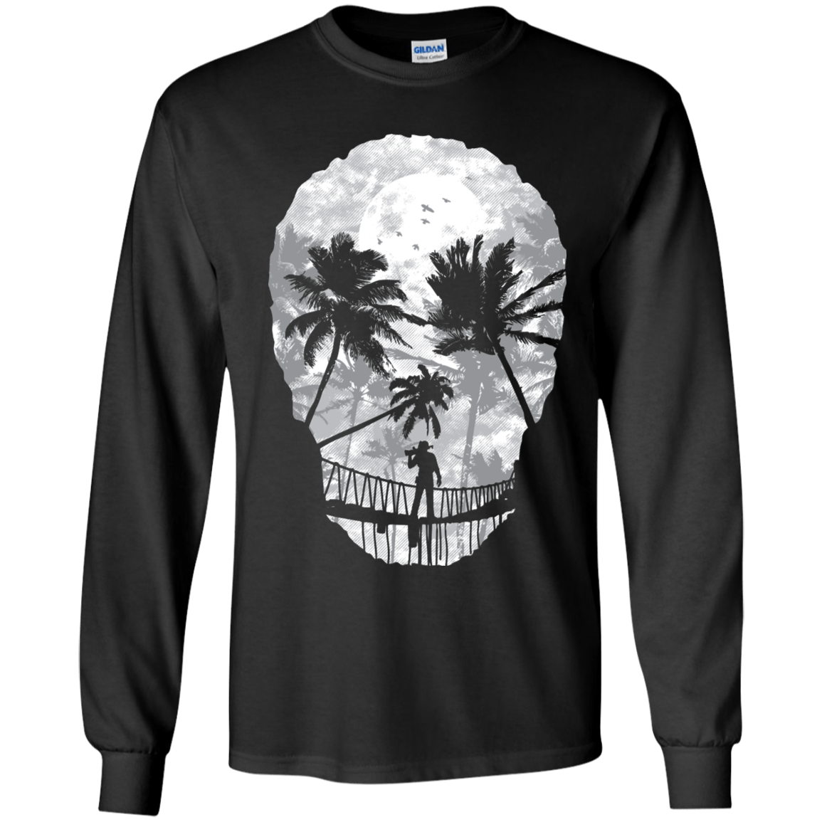 T-Shirts Black / YS Desolate Death Youth Long Sleeve T-Shirt