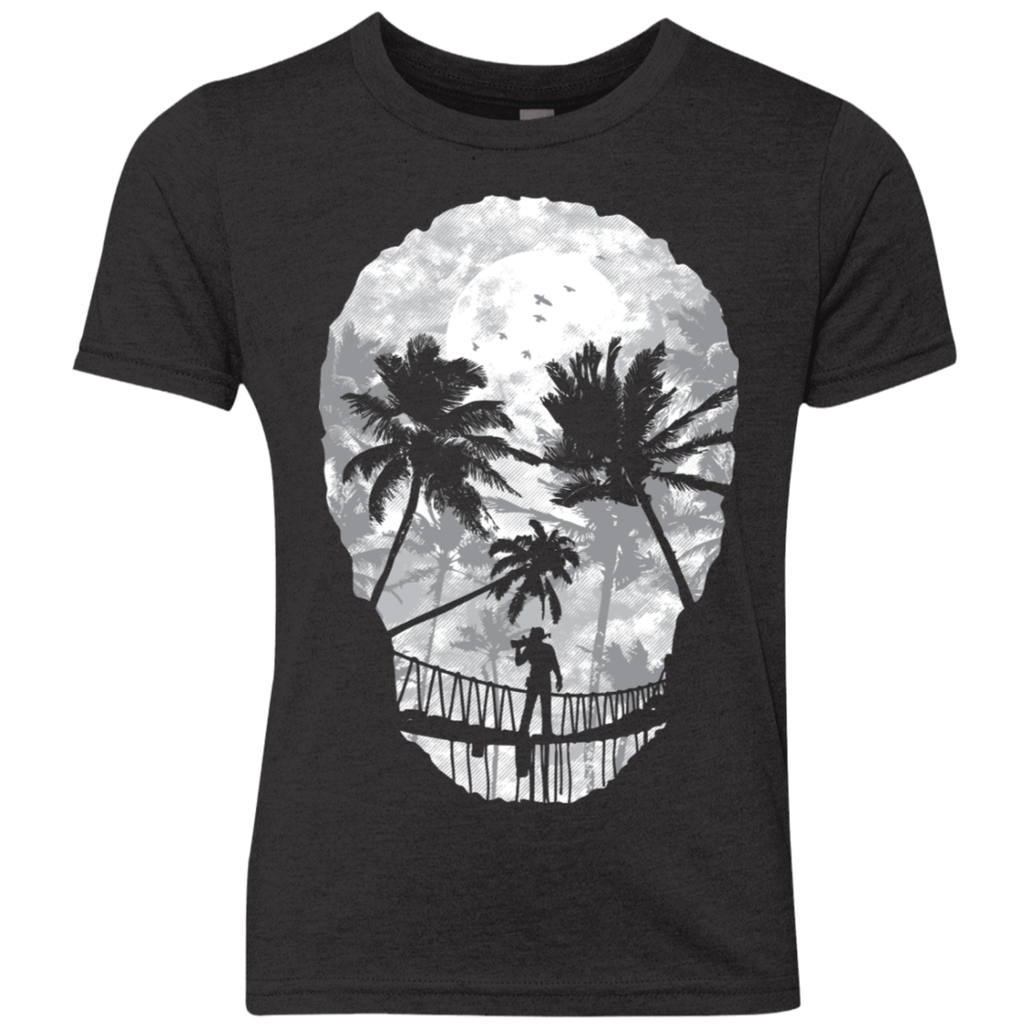 T-Shirts Vintage Black / YXS Desolate Death Youth Triblend T-Shirt