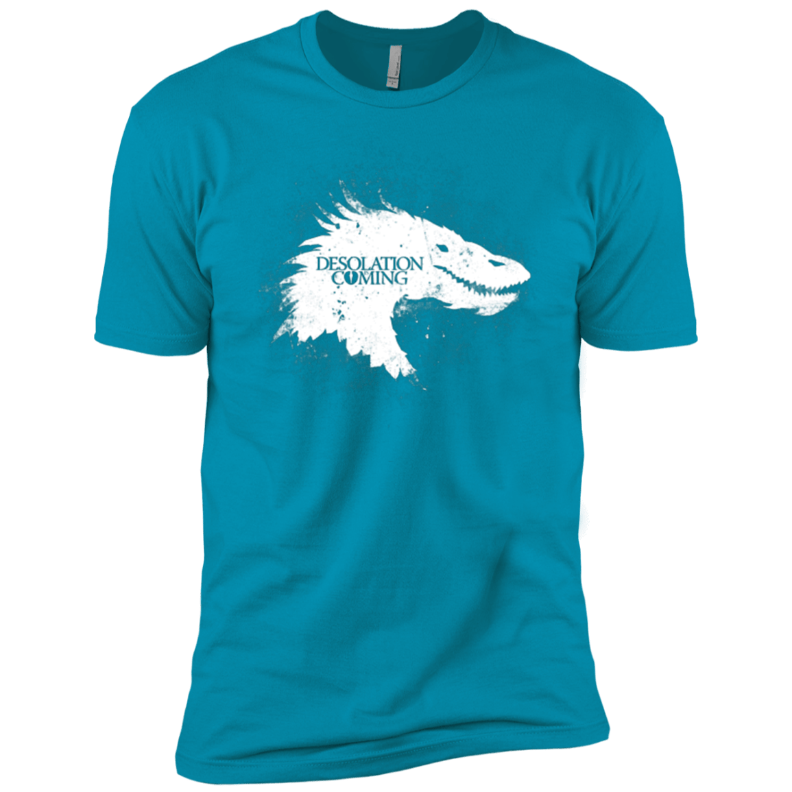 T-Shirts Turquoise / YXS Desolation is Coming white Boys Premium T-Shirt