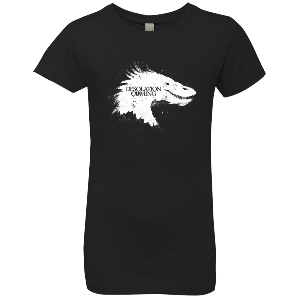 T-Shirts Black / YXS Desolation is Coming white Girls Premium T-Shirt