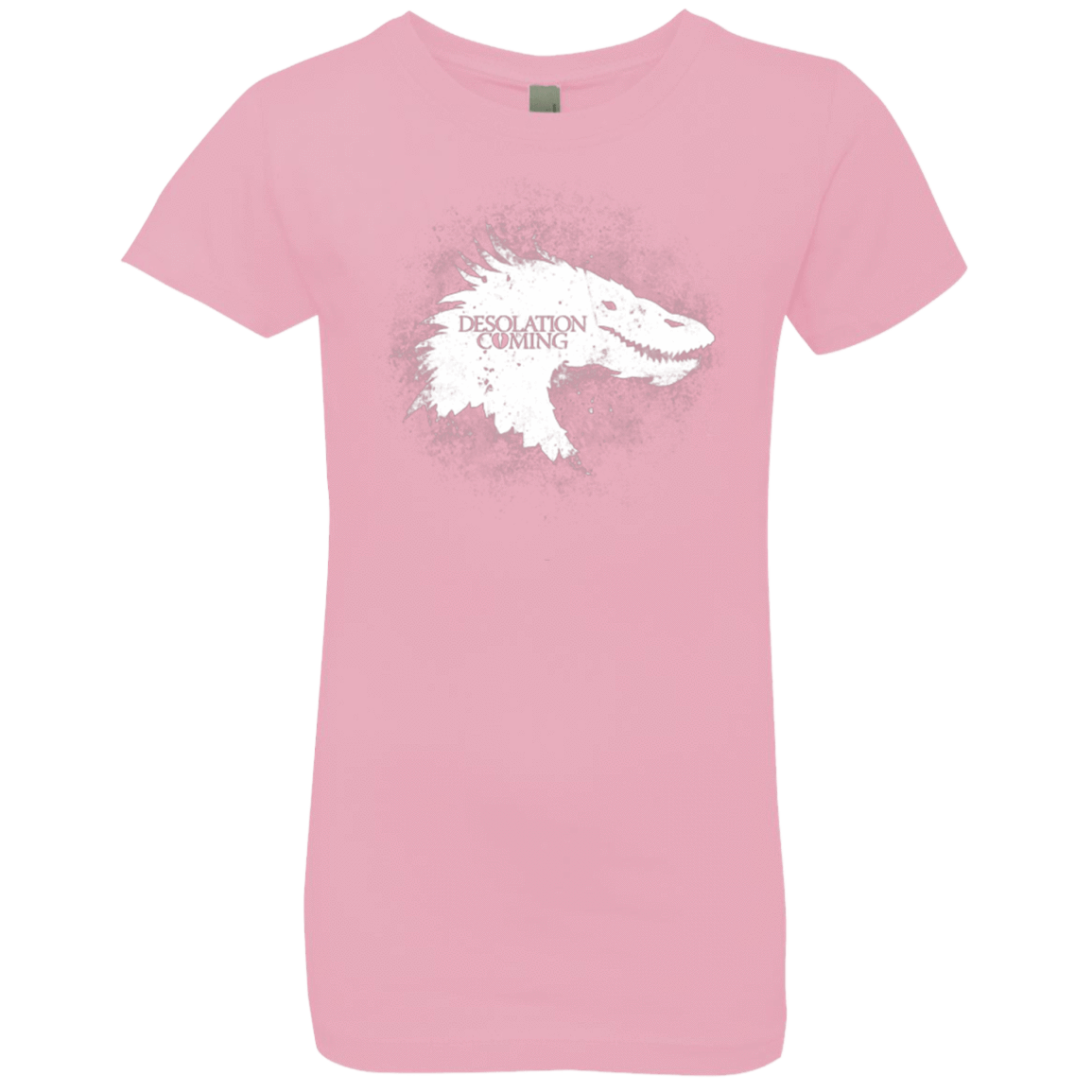 T-Shirts Light Pink / YXS Desolation is Coming white Girls Premium T-Shirt