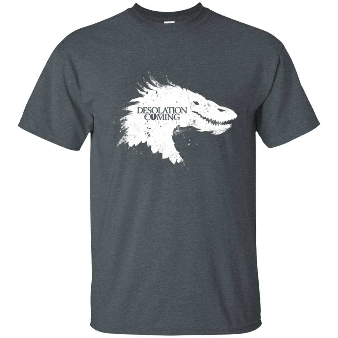 T-Shirts Dark Heather / Small Desolation is Coming white T-Shirt