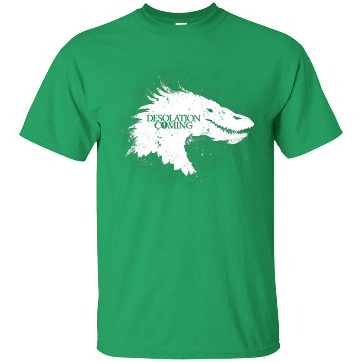 T-Shirts Irish Green / Small Desolation is Coming white T-Shirt
