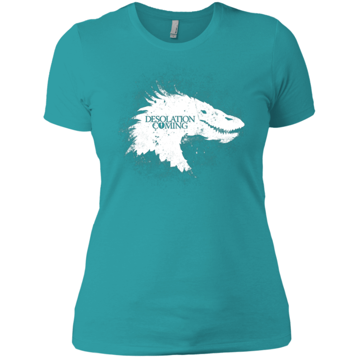 T-Shirts Tahiti Blue / X-Small Desolation is Coming white Women's Premium T-Shirt