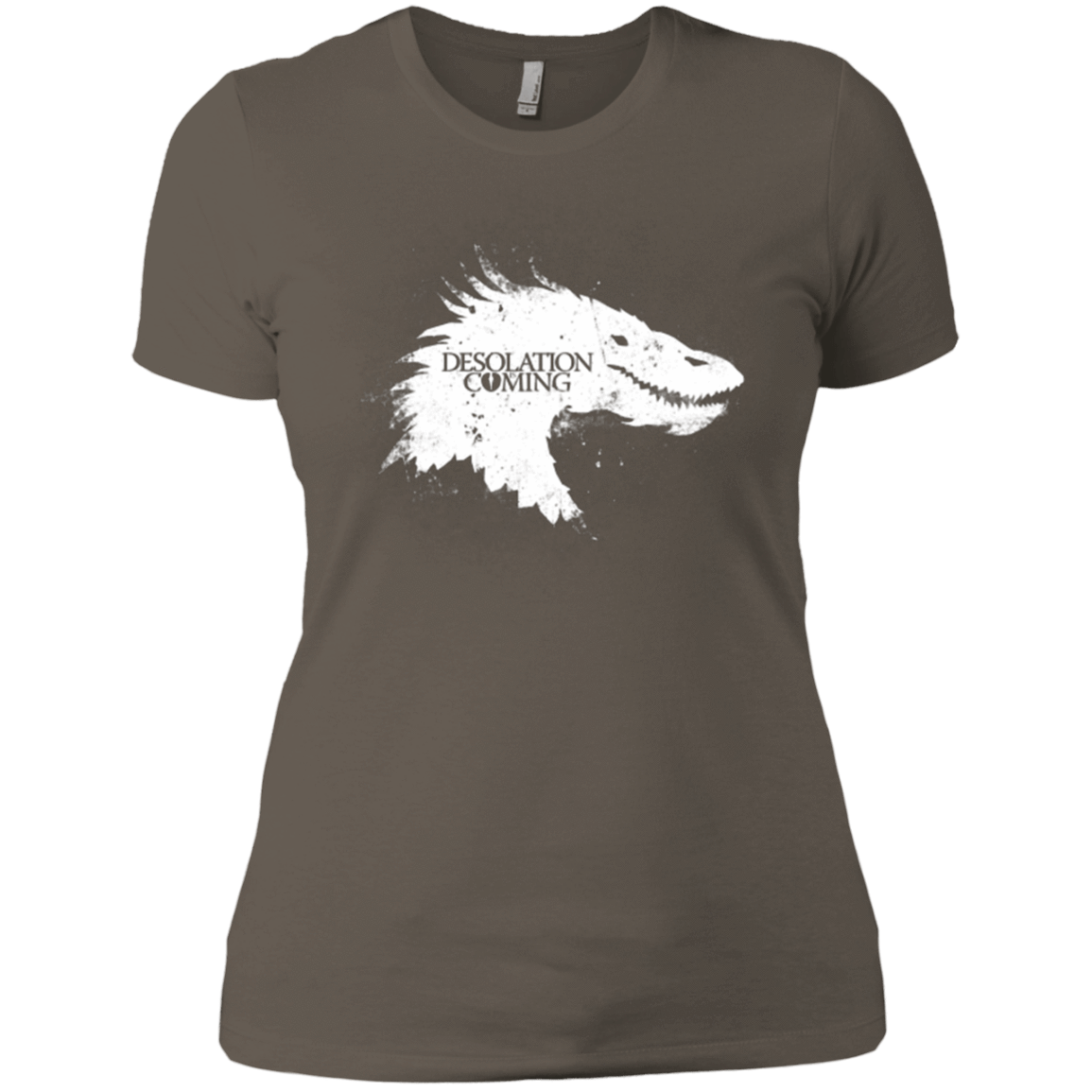 T-Shirts Warm Grey / X-Small Desolation is Coming white Women's Premium T-Shirt