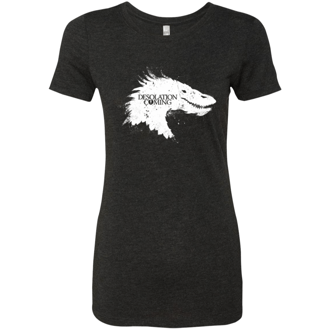 T-Shirts Vintage Black / Small Desolation is Coming white Women's Triblend T-Shirt
