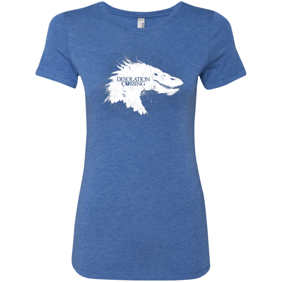 T-Shirts Vintage Royal / Small Desolation is Coming white Women's Triblend T-Shirt