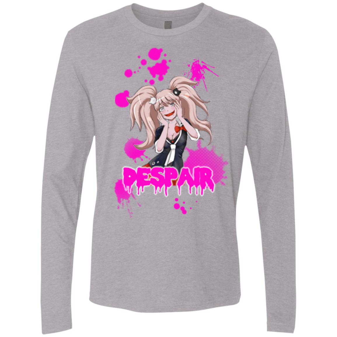 T-Shirts Heather Grey / Small Despair Men's Premium Long Sleeve