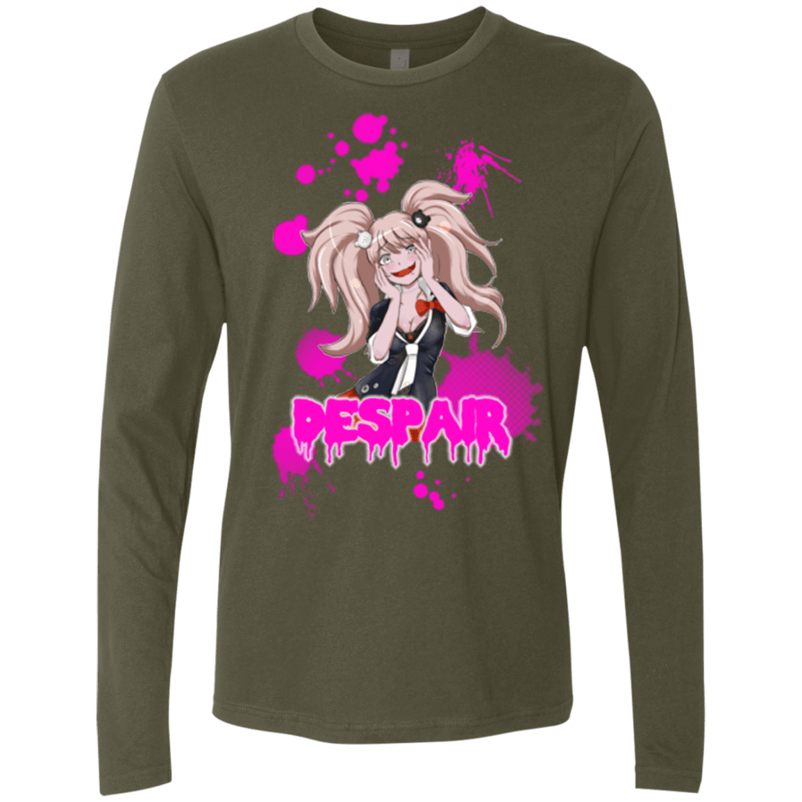 T-Shirts Military Green / Small Despair Men's Premium Long Sleeve