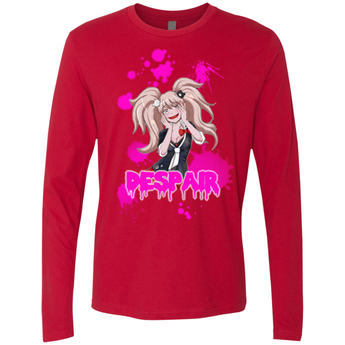 T-Shirts Red / Small Despair Men's Premium Long Sleeve