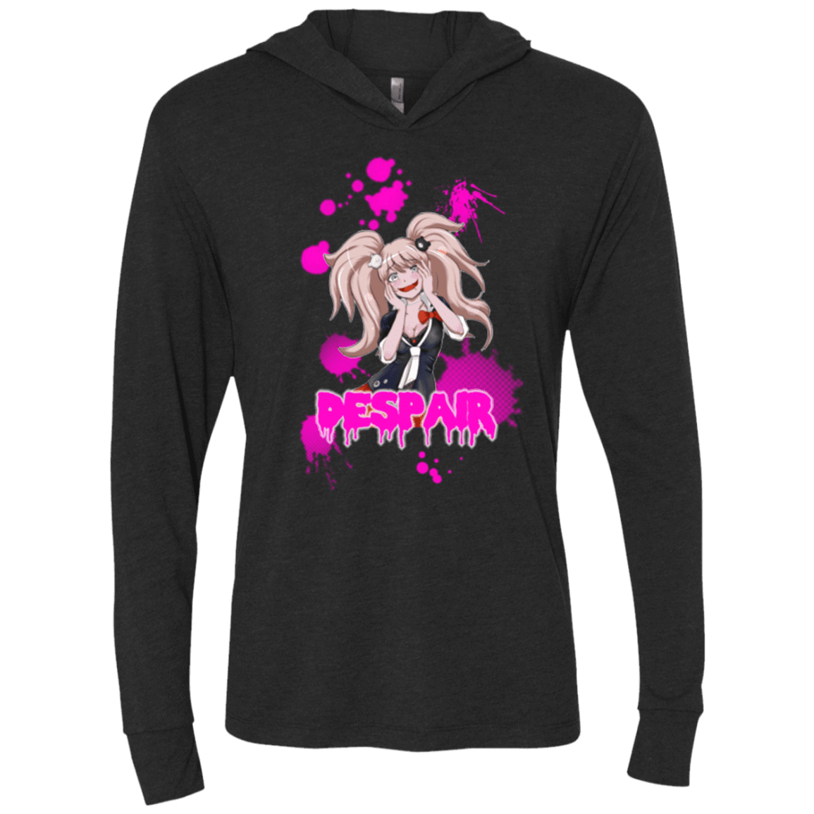 T-Shirts Vintage Black / X-Small Despair Triblend Long Sleeve Hoodie Tee