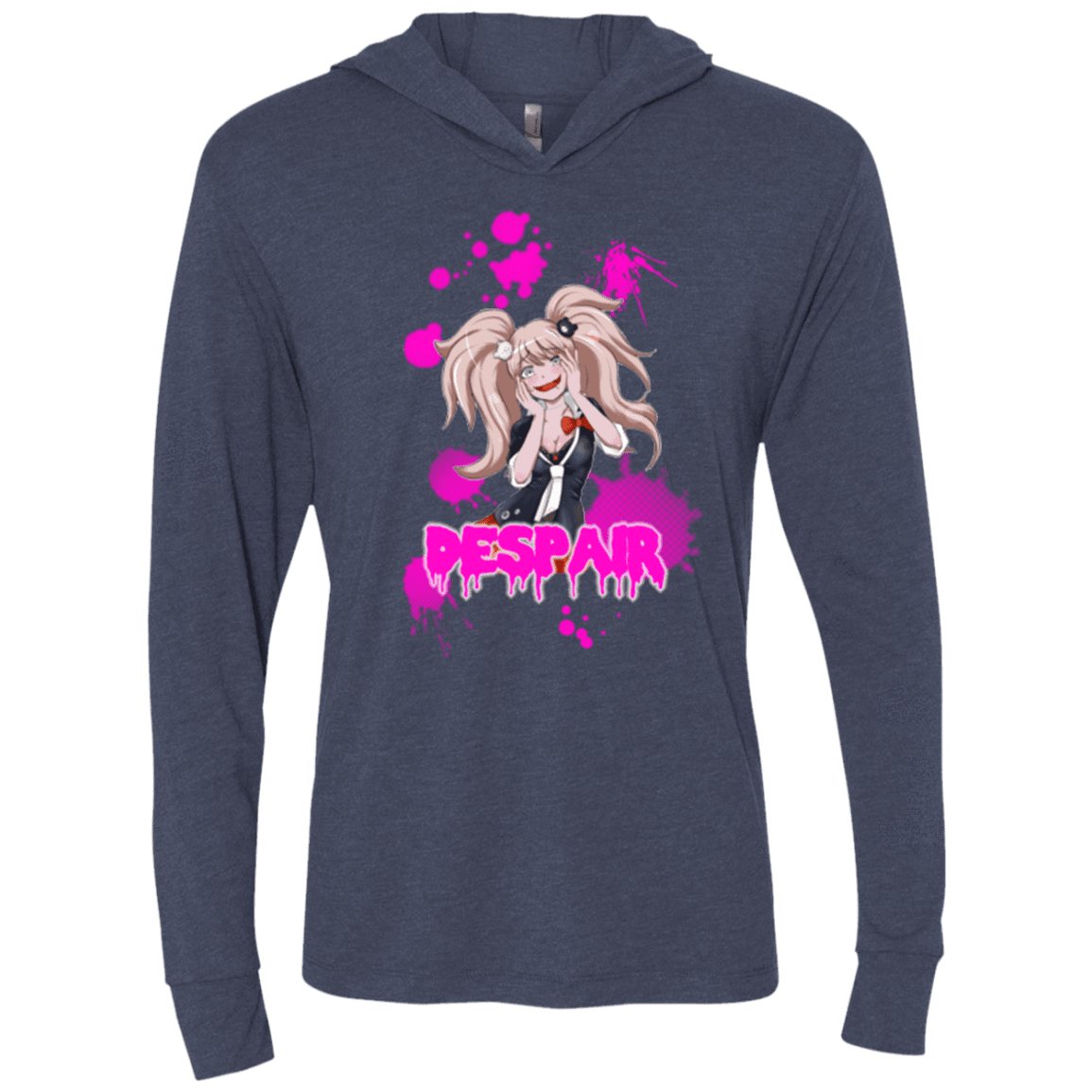 T-Shirts Vintage Navy / X-Small Despair Triblend Long Sleeve Hoodie Tee