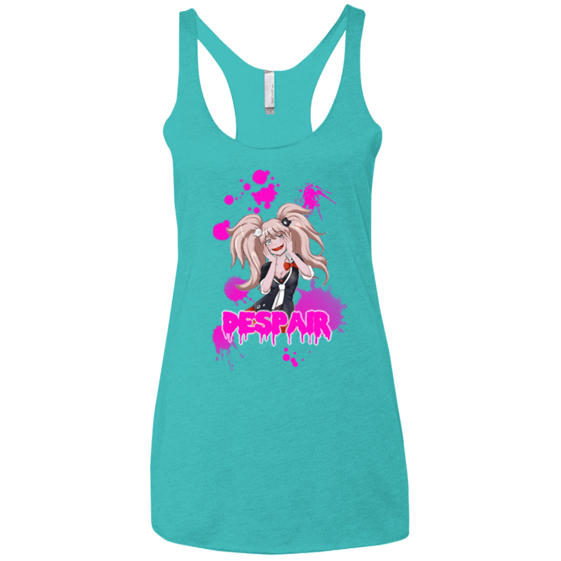 T-Shirts Tahiti Blue / X-Small Despair Women's Triblend Racerback Tank