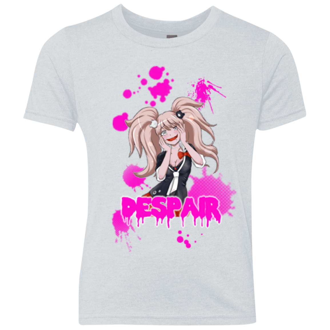 T-Shirts Heather White / YXS Despair Youth Triblend T-Shirt